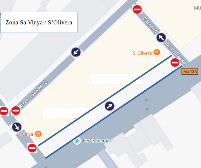 Mapa del canvi de circulació